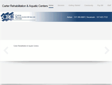 Tablet Screenshot of carterrehabcenter.com